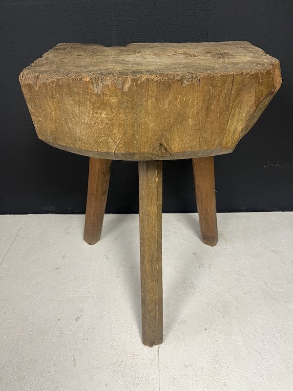 Vintage hakblok uit Frankrijk 1900, Niet ingevuld, Minder dan 55 cm, Gebruikt, Niet ingevuld