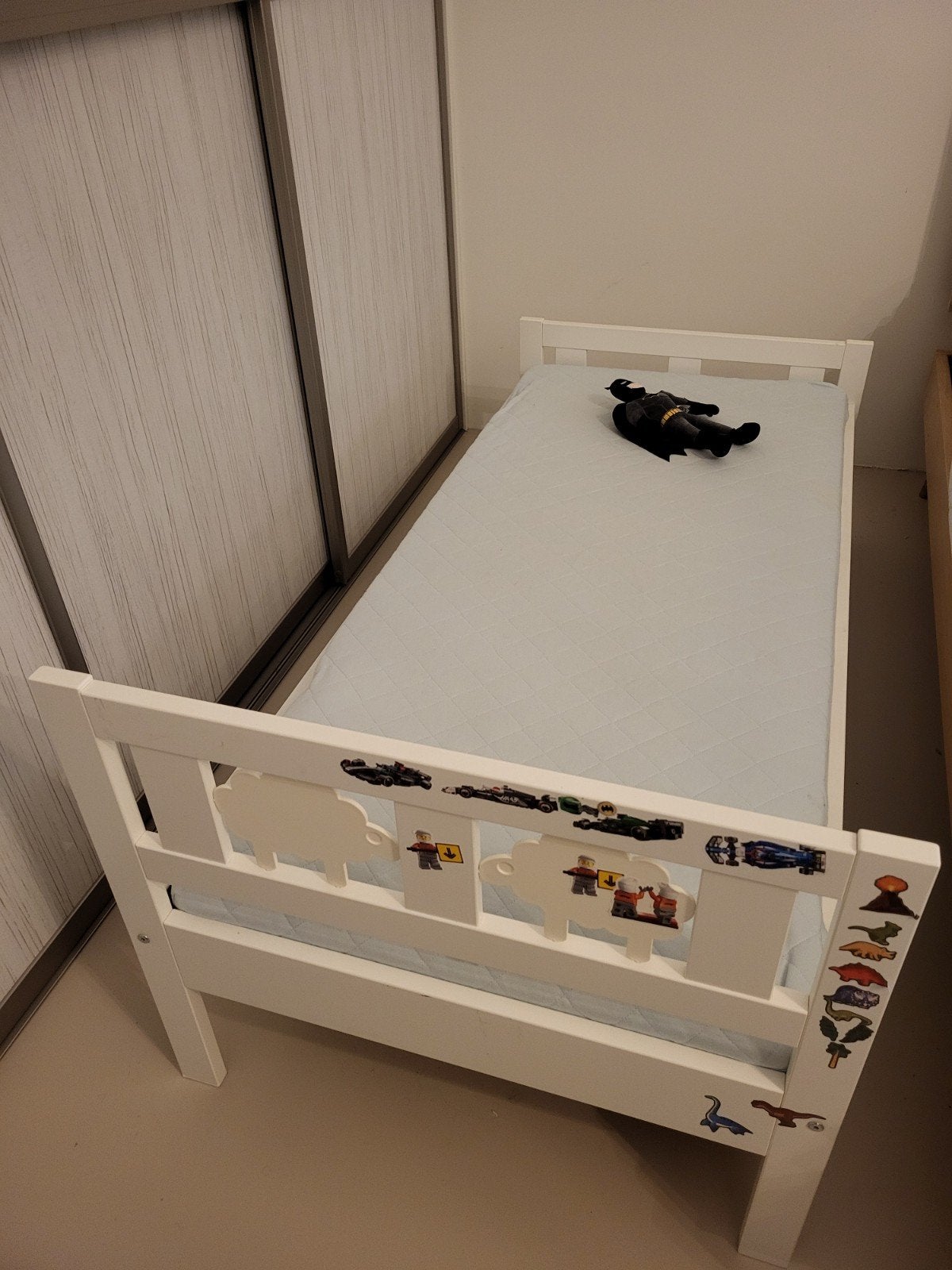 Ikea Kritter kinderbed met lattenbodem en matras, Kinderen en Baby's, Kinderkamer | Bedden, Gebruikt, 70 tot 85 cm, 160 tot 180 cm