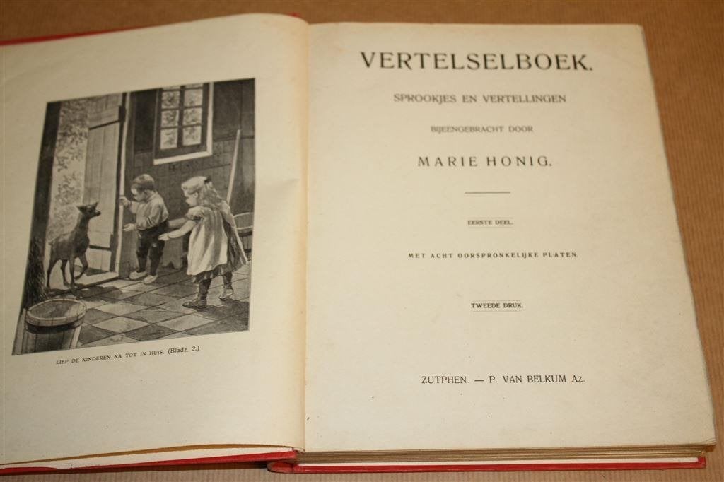 Vertelselboek. Sprookjes en Vertellingen. ca. 1900., Antiek en Kunst, Ophalen of Verzenden