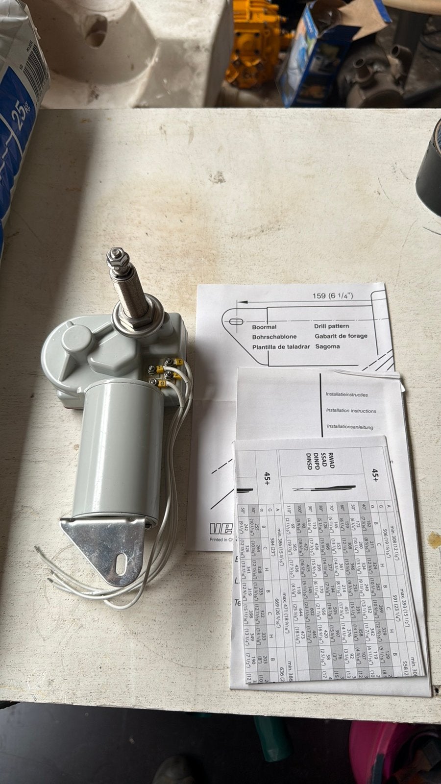 Ruitenwisser motor, Ophalen of Verzenden, Nieuw, Motor en Techniek, Motorboot
