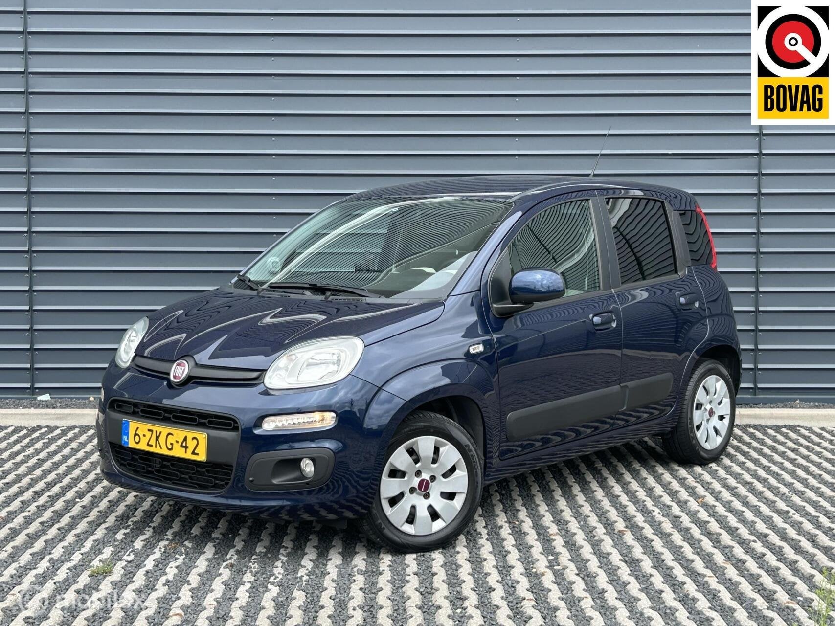Fiat Panda 0.9 TwinAir Lounge | Climate | Sensor | Lage km!, Voorwielaandrijving, Stof, Gebruikt, Panda