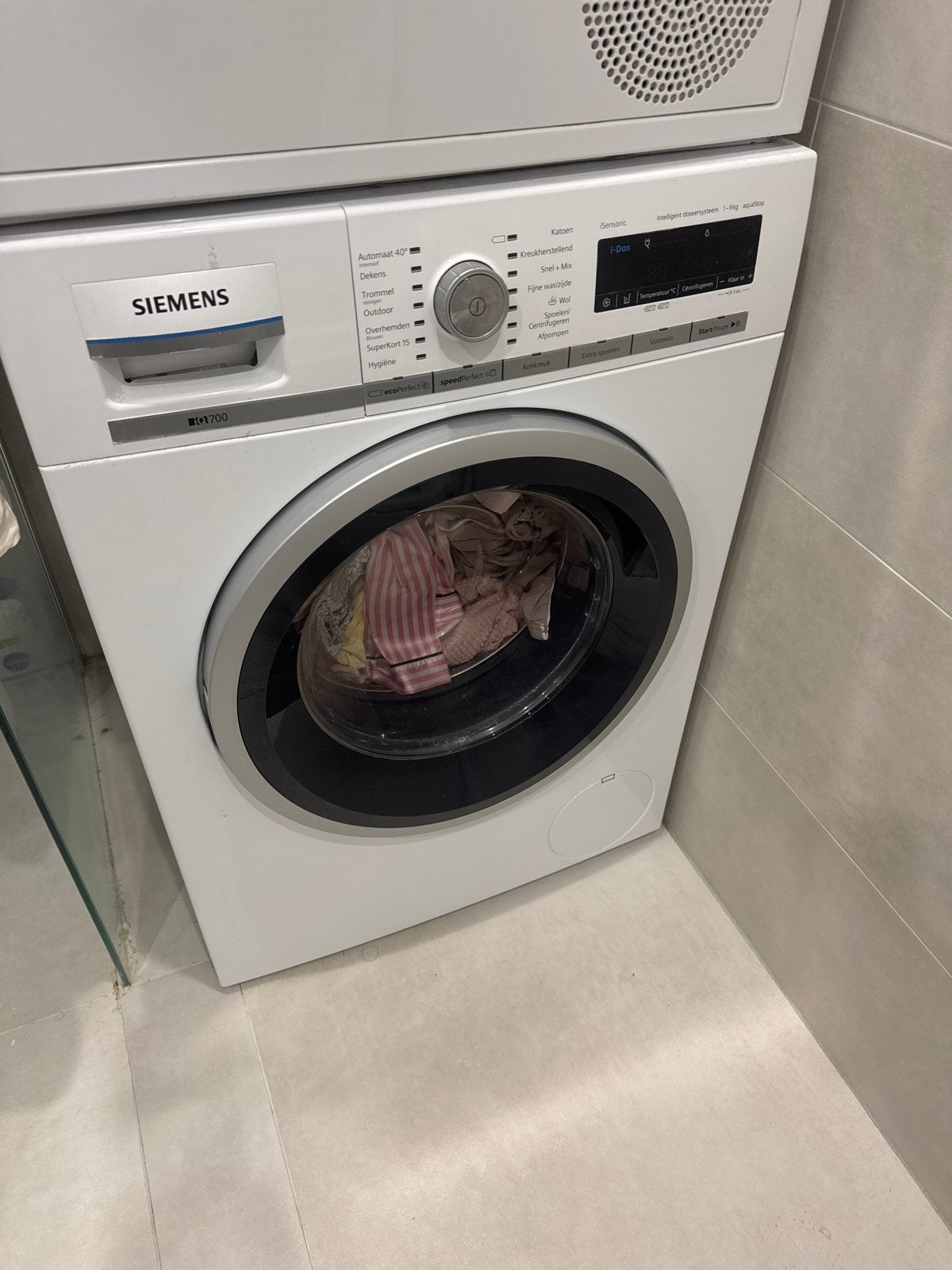 Siemens iQ700 WM16W672NL Wasmachine - 9kg, 1600 toeren, Ophalen, 8 tot 10 kg, 85 tot 90 cm, 1600 toeren of meer