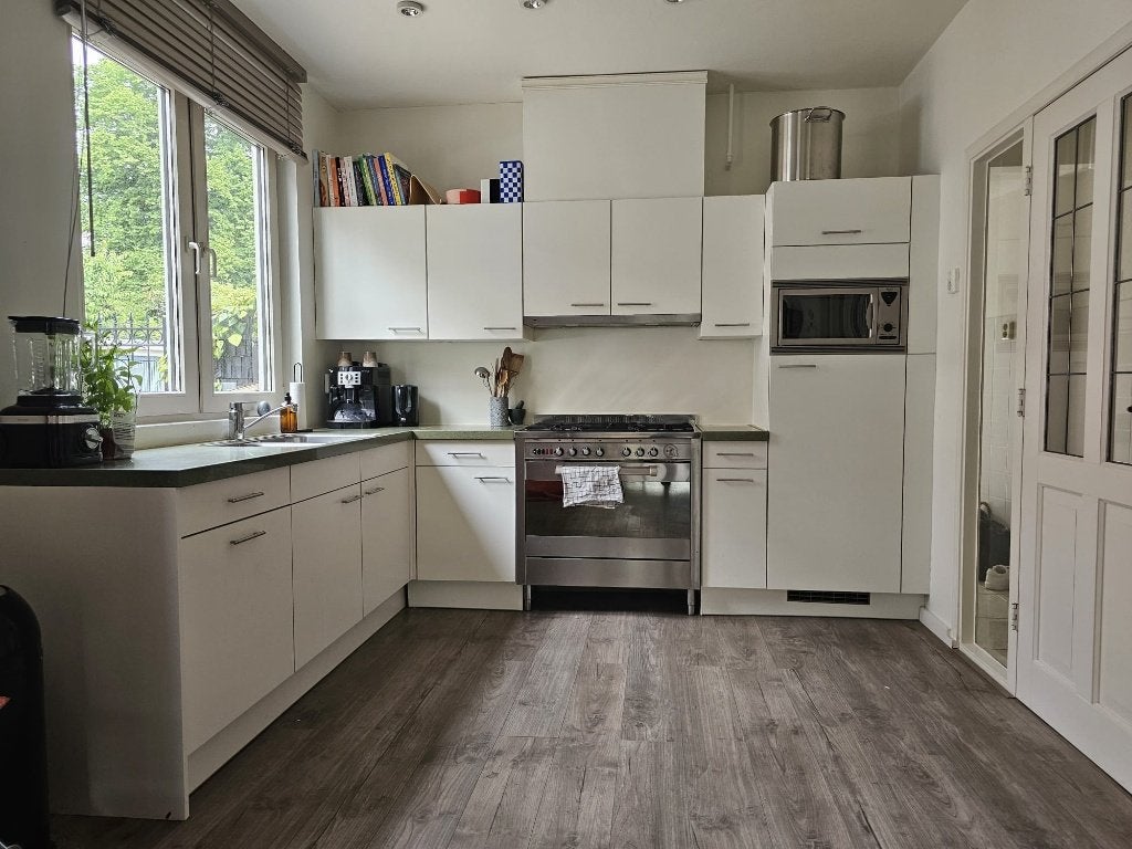 Keuken, Ophalen, Gebruikt, Wit, Hoekkeuken