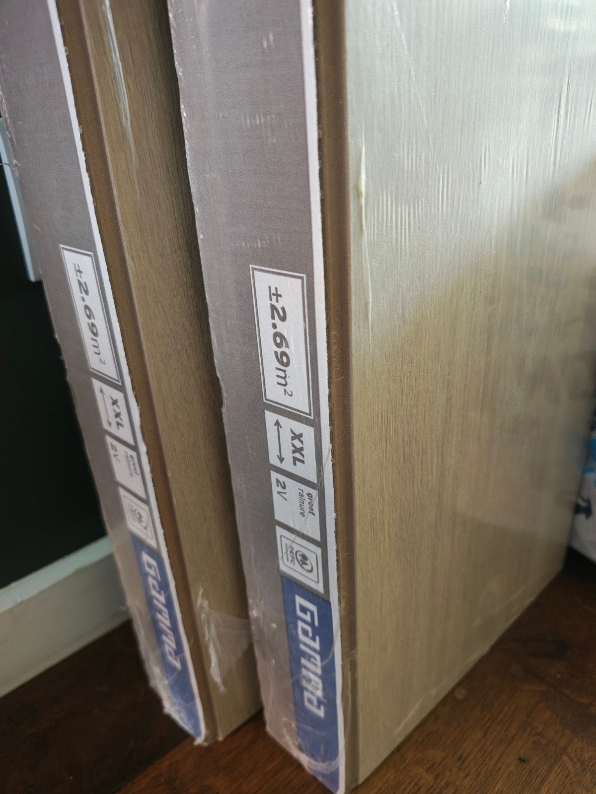 Gamma laminaat XXL wit geoliede eiken (2 pakken), Ophalen, Wit, Nieuw, Wit geoliede eiken