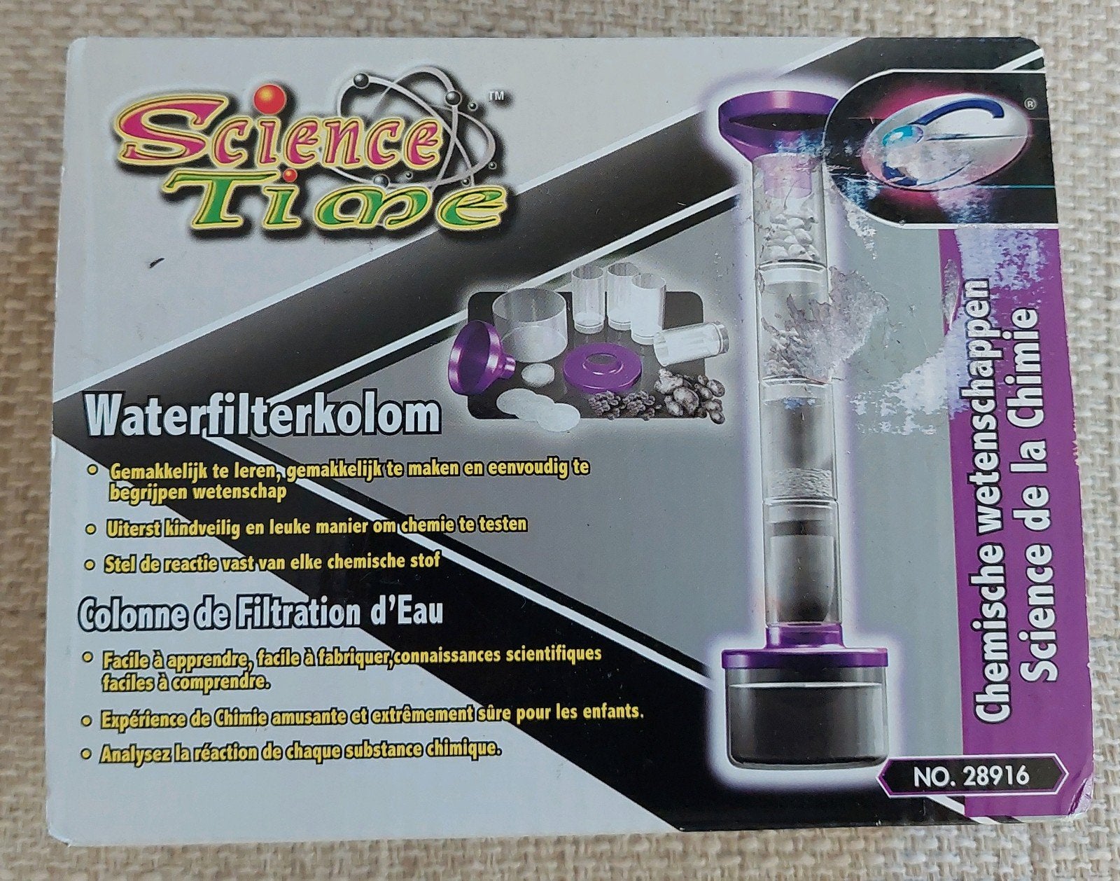 Science Time Waterfilterkolom - Chemische wetenschappen, Ophalen of Verzenden, Nieuw, Ontdekken
