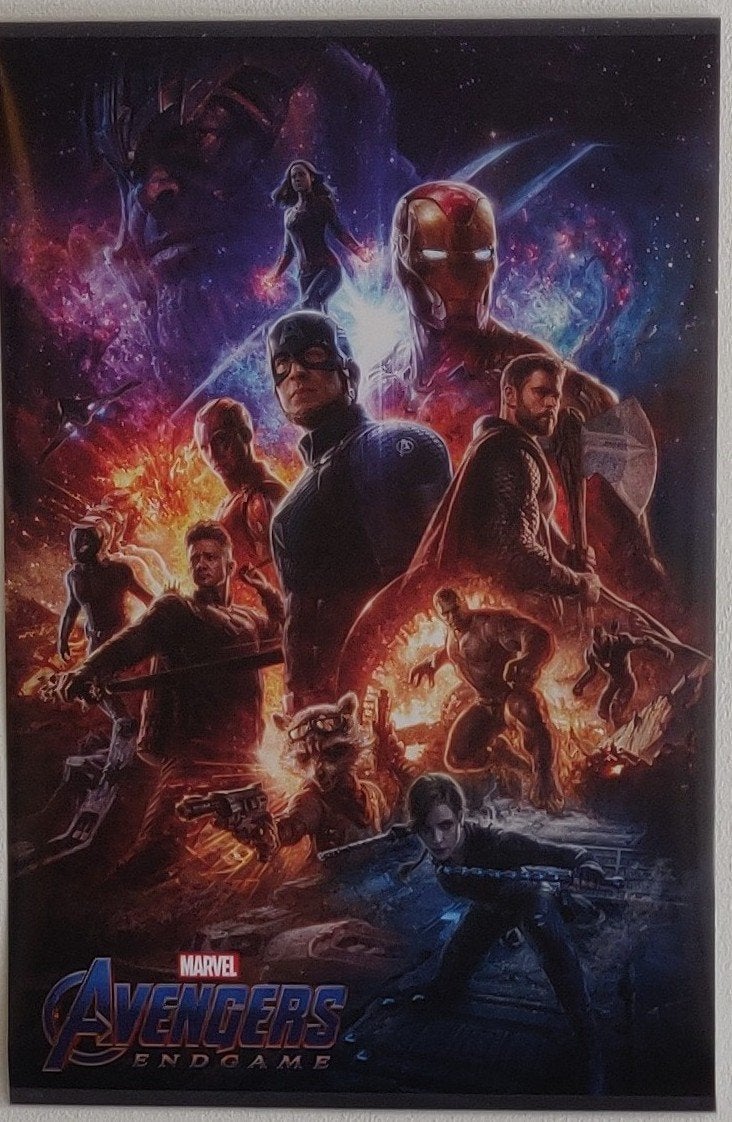 Set van 3 Marvel film posters, Verzamelen, Rechthoekig Staand, Deurposter of groter, Ophalen of Verzenden, Zo goed als nieuw