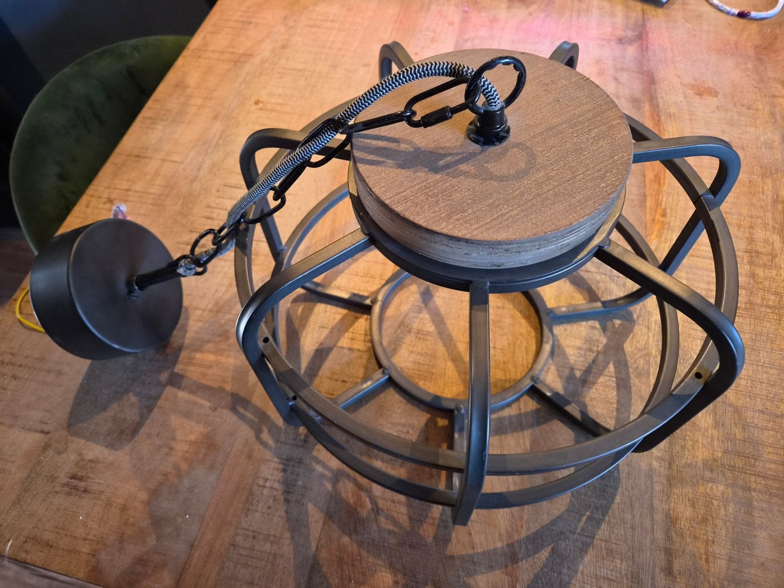 Leuke industriële plafondlamp, Ophalen, Gebruikt, E27 (groot), Industrieel