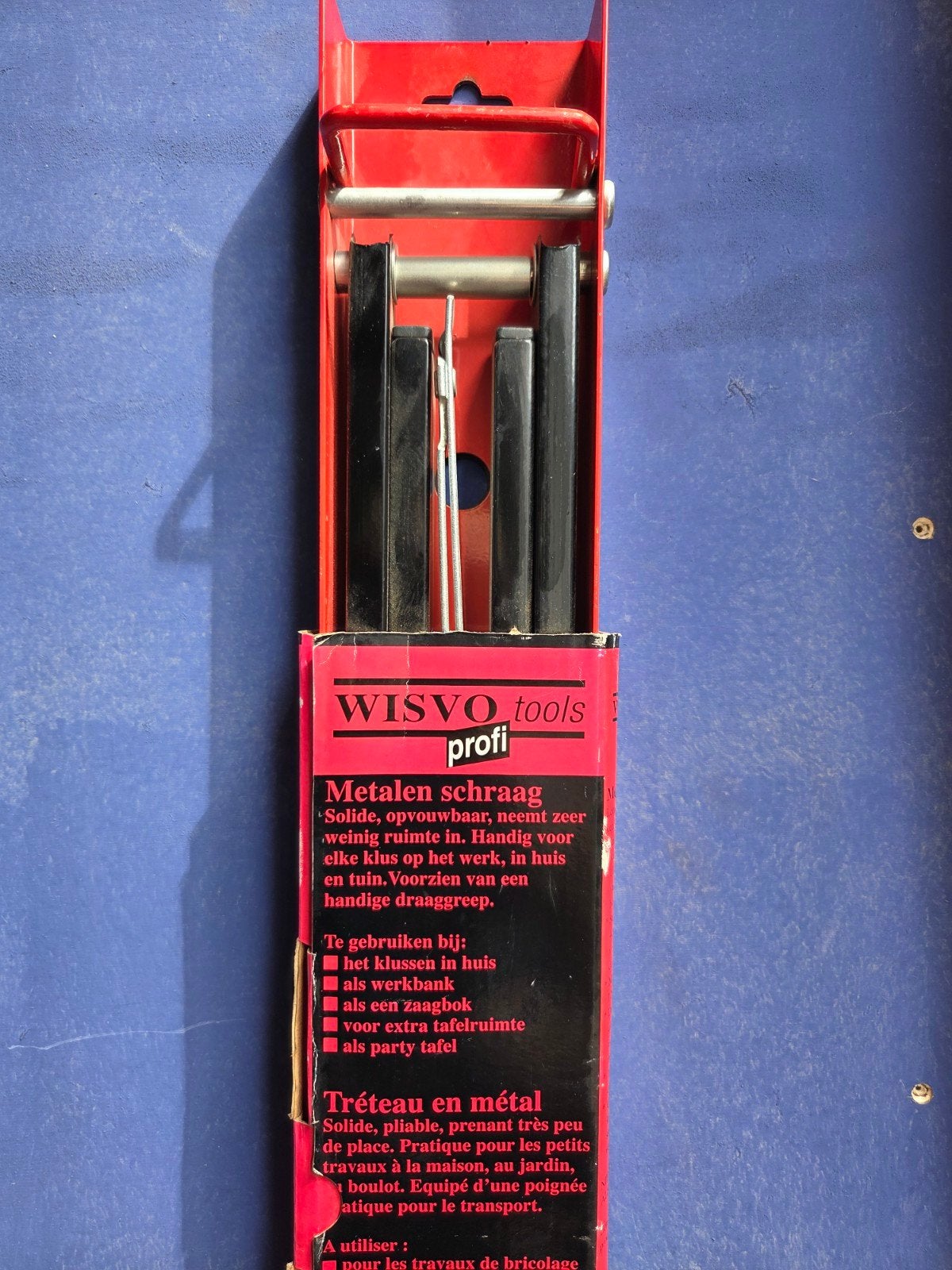 WISVO Tools Profi Metalen Schraag - Opvouwbaar Werkbank, Ophalen, Nieuw