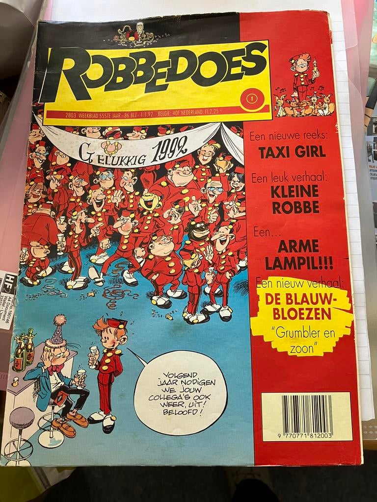 Robbedoes stripbladen, Complete serie of reeks, Ophalen, Gelezen, Europa
