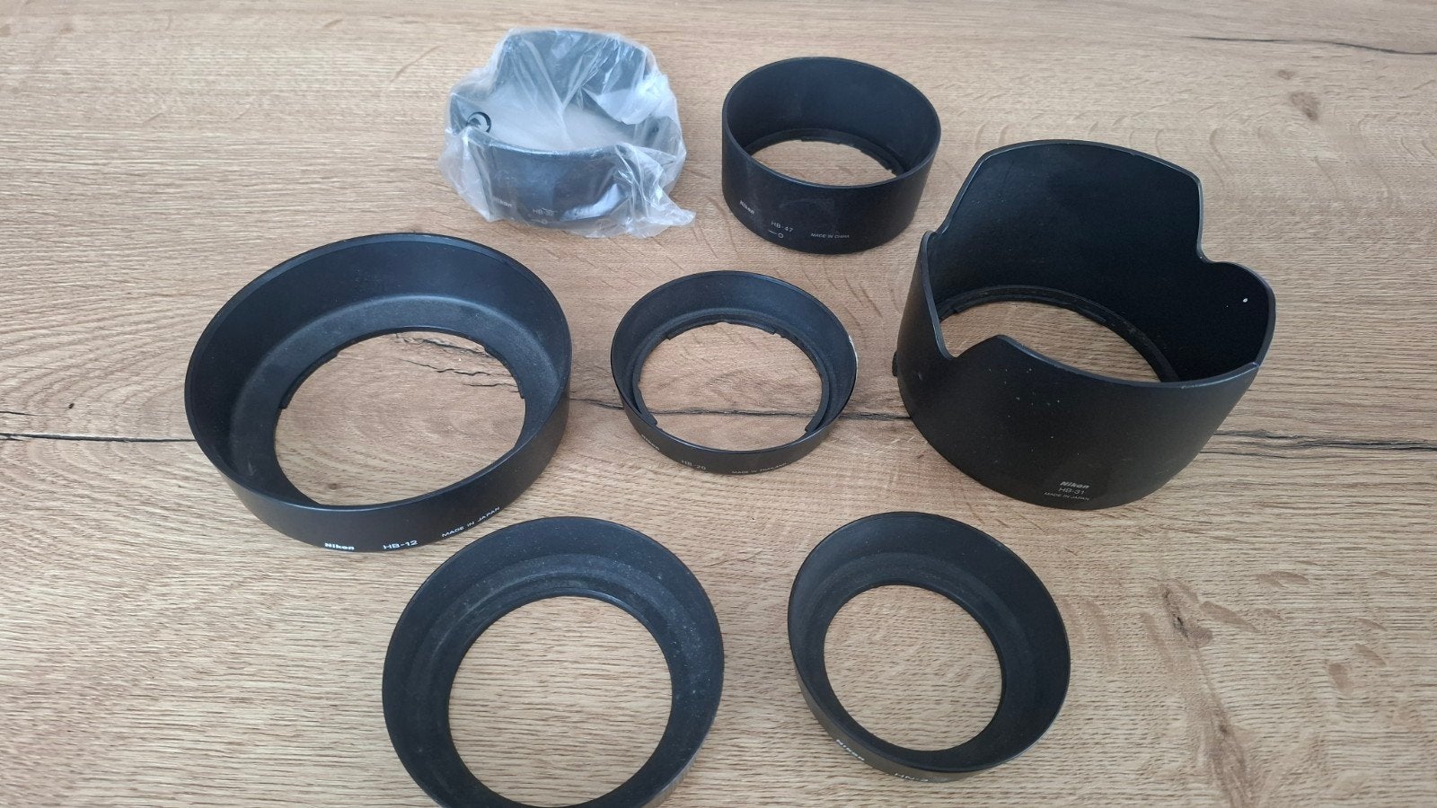 Nikon HN-3, HN-22, HB-12, HB-20, HB-31, HB-32, HB-47, Ophalen of Verzenden