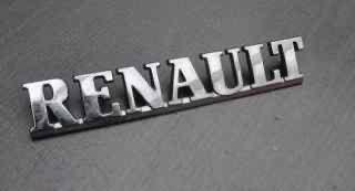 Renault letters logo embleem, Verzamelen, Automerken, Motoren en Formule 1, Ophalen of Verzenden, Gebruikt, Auto's