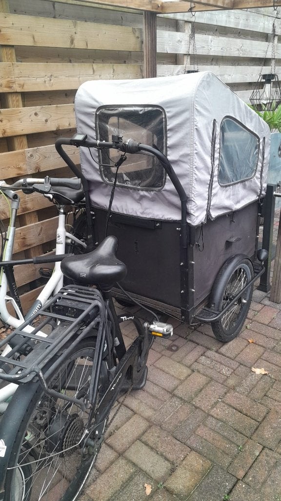 Bakfiets, Ophalen, Gebruikt, 2 kinderen, Elektrisch