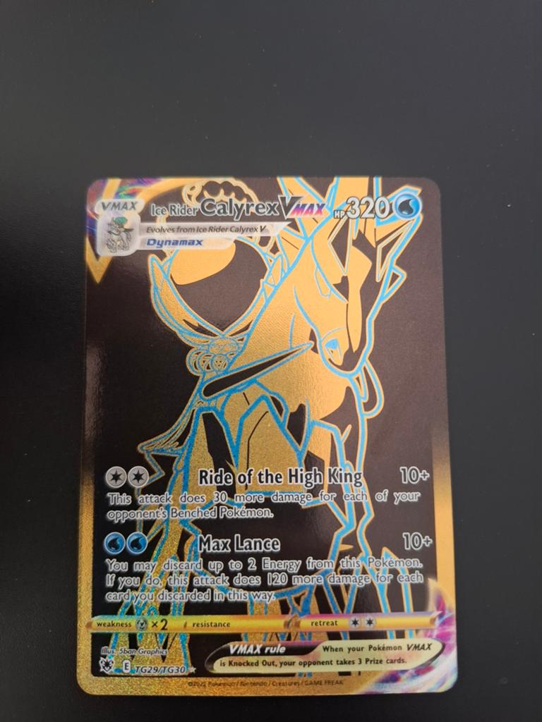 Ice Rider Calyrex VMAX #TG29 Pokemon Astral Radiance, Hobby en Vrije tijd, Verzamelkaartspellen | Pokémon, Ophalen of Verzenden
