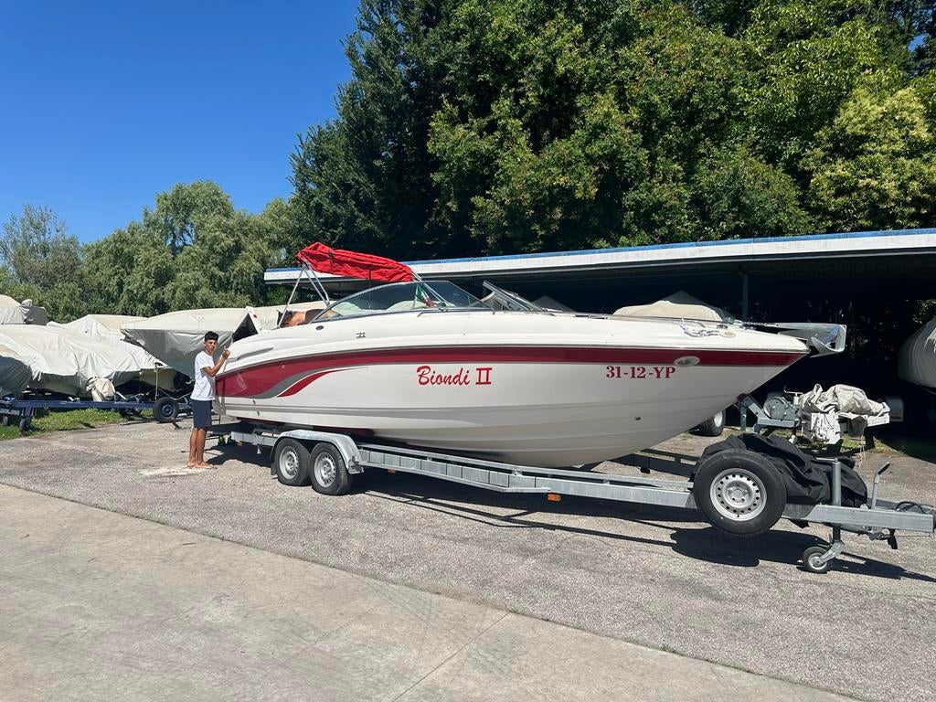 Chaparral 260 SSI V8 Speedboot bowrider incl Vlemmix trailer, Watersport en Boten, Ophalen, Gebruikt, Binnenboordmotor, 200 pk of meer
