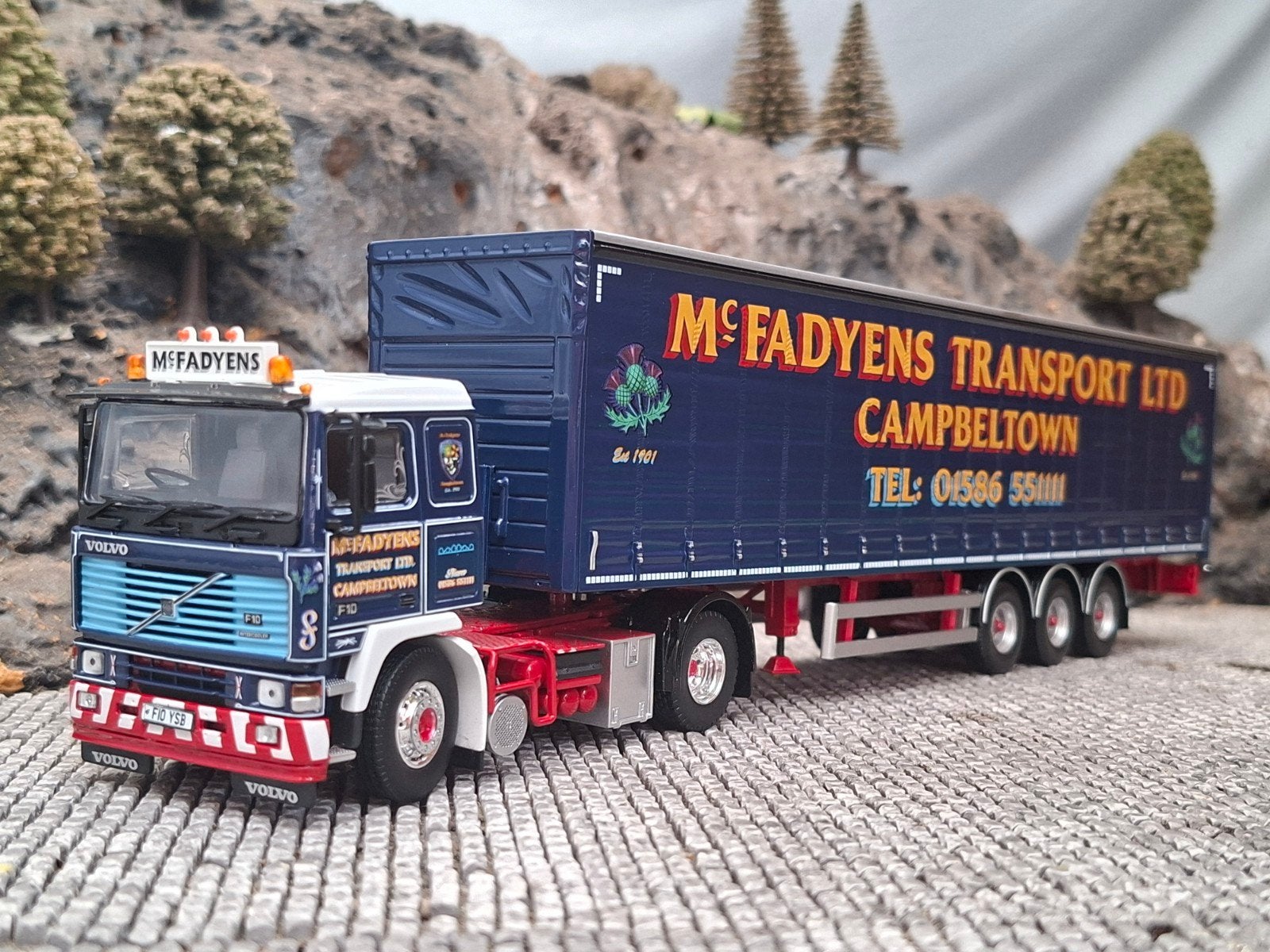 Tekno Volvo F10 McFadyens Transport Ltd, Ophalen of Verzenden, Nieuw, Bus of Vrachtwagen, Tekno