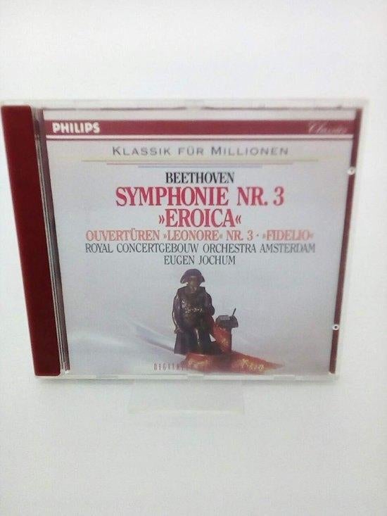 Cd Beethoven - Symp No 3 Eroica / Leonore Eugen Jochum, Ophalen of Verzenden, Classicisme, Gebruikt, Overige typen