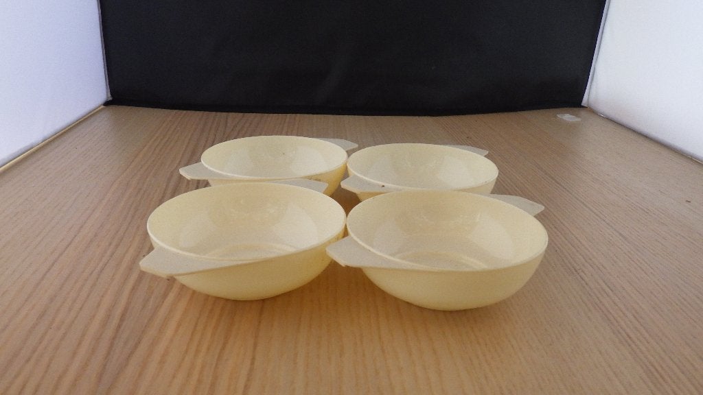 mooie retro witte schaaltjes, Verzamelen, Retro, Ophalen of Verzenden, Overige typen