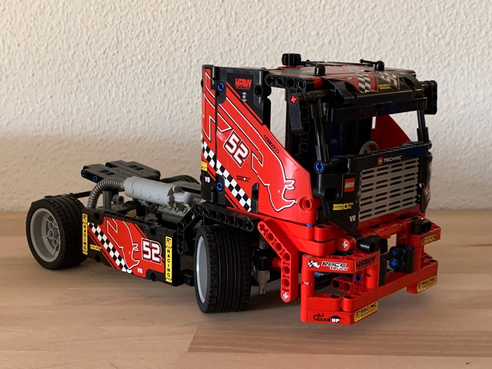 Lego Technic 42041 race truck met boekjes, Ophalen of Verzenden, Zo goed als nieuw