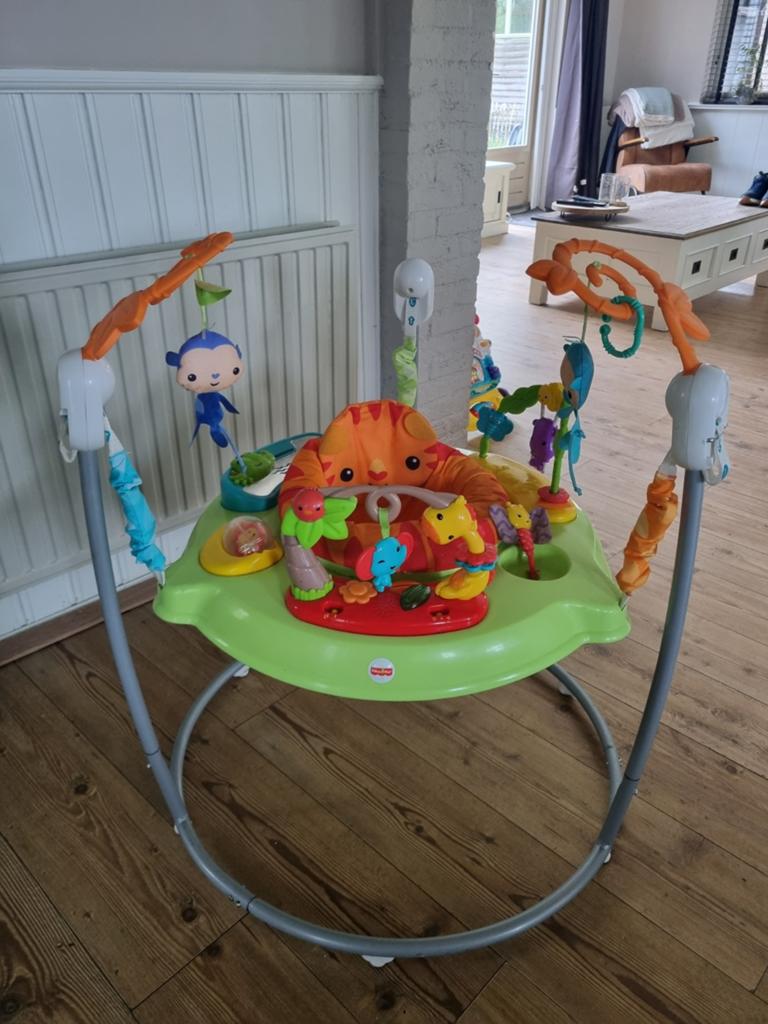 Fisher-Price Jumperoo Tijger Activiteitencentrum, Ophalen, Gebruikt, Overige typen, Met licht