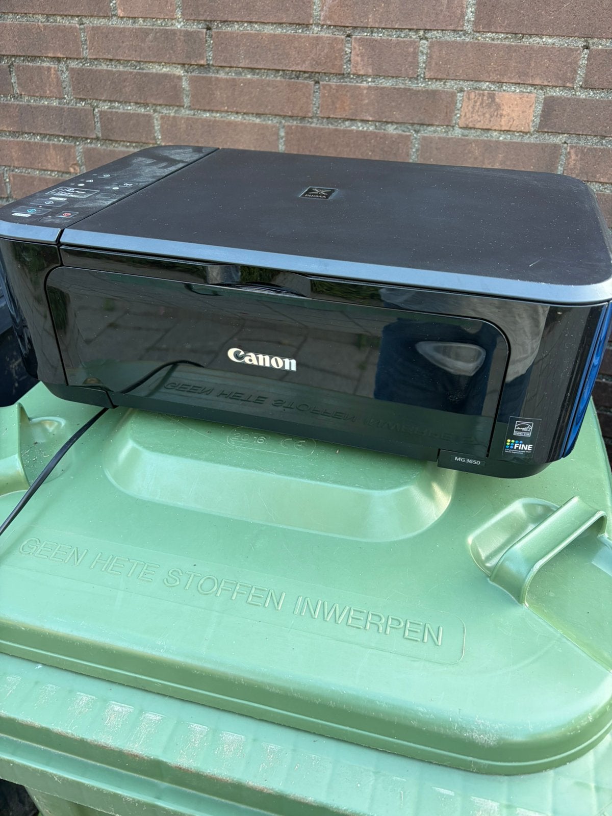 GRATIS-GRATIS-GRATIS:  Canon pixma mg-3650, Computers en Software, Printers, Ophalen, Zo goed als nieuw
