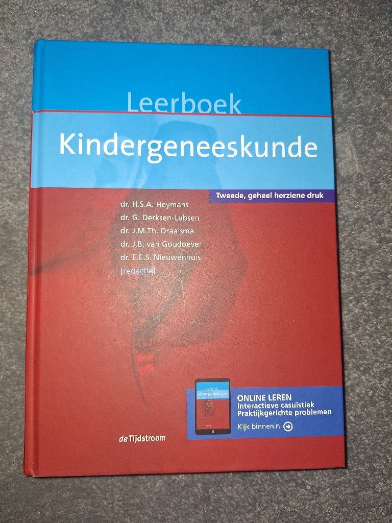 Leerboek kindergeneeskunde, Ophalen of Verzenden, Beta, HBO