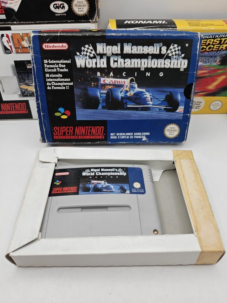Partij SNES games boxed, ., Ophalen of Verzenden, Zo goed als nieuw, .