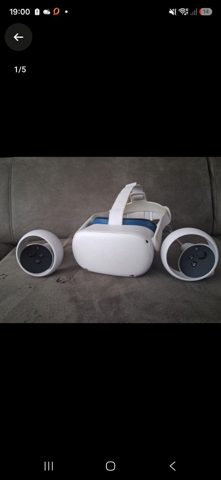 Oculus Quest 2 VR-headset 128GB met controllers en extra's, Ophalen of Verzenden, Zo goed als nieuw, VR-bril, Overige platformen