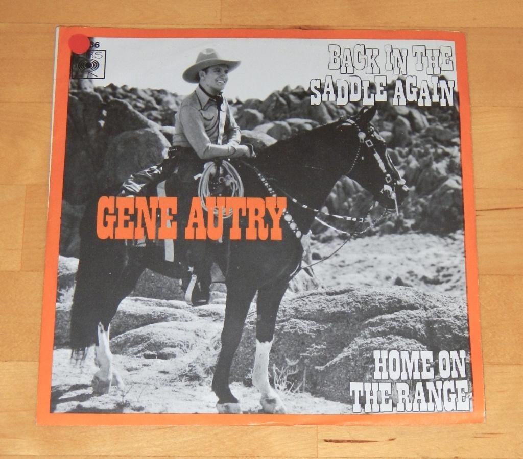 7" single - Gene Autry - Back in the Saddle Again, Ophalen, Gebruikt, Country en Western
