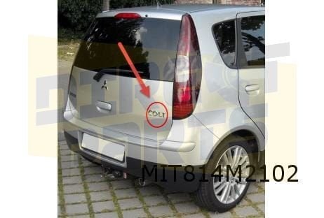 Mitsubishi Colt VI (9/08-) embleem ''COLT'' achterklep Origi, -, Verzenden, -, Nieuw