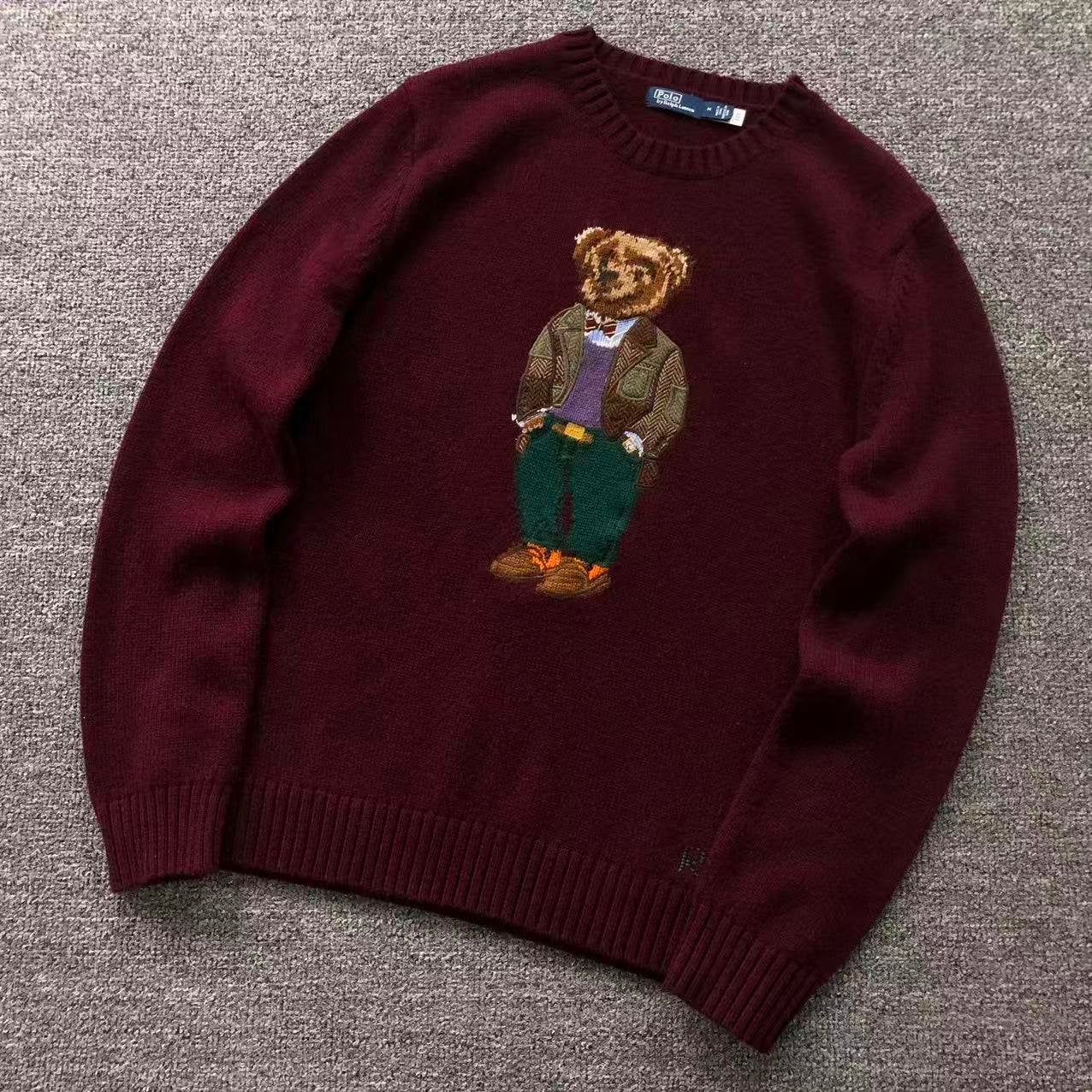 Polo Ralph Lauren Bear Trui - Maat M, Verzenden, Nieuw, Maat 48/50 (M), Rood