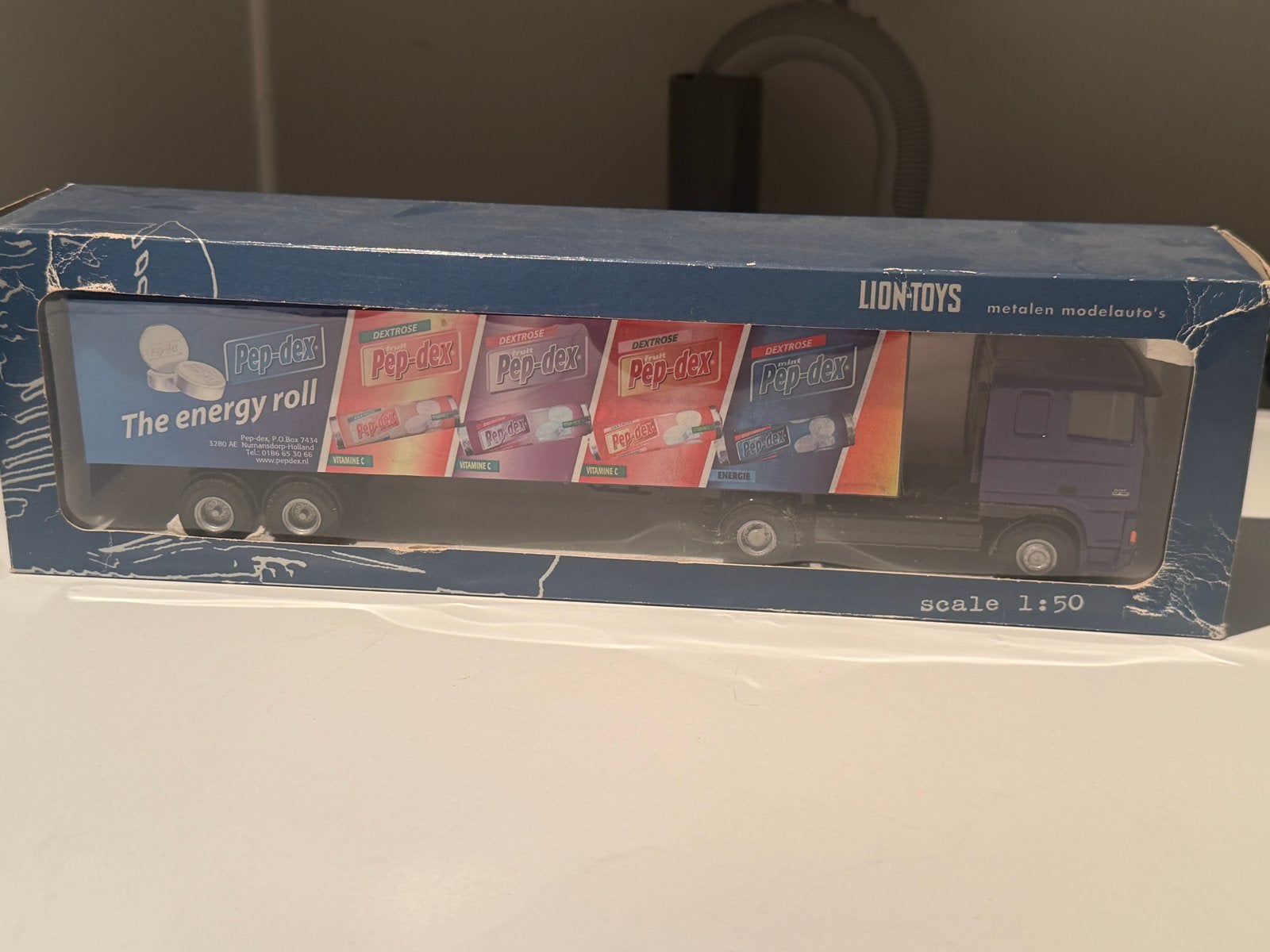 Lion Toys Pep-dex vrachtwagen schaal 1:50, Ophalen of Verzenden, Nieuw, Bus of Vrachtwagen, Lion Toys