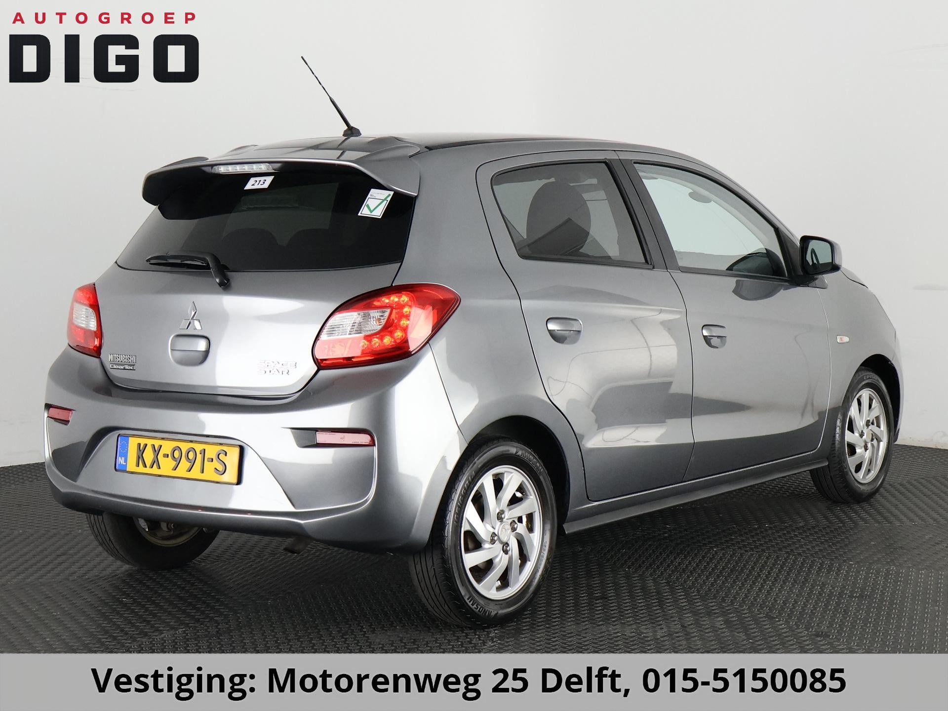 Mitsubishi Space Star 1.2 LIFE GRAYLINE 2e EIGENARESSE. CRUI, Voorwielaandrijving, Stof, Gebruikt, Origineel Nederlands