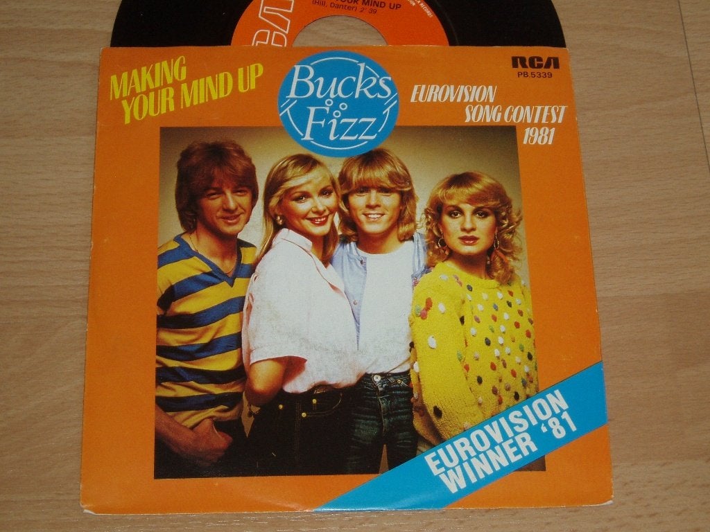 single Bucks Fizz * Making your mind up , Eurovision 1981, Cd's en Dvd's, Vinyl Singles, Verzenden, Gebruikt, Pop