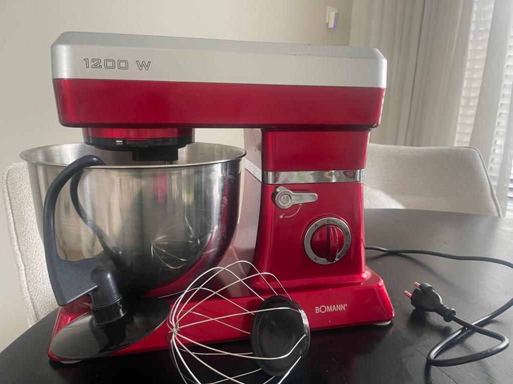 Keukenmixer BOMANN, 4 liter of meer, Ophalen, 3 snelheden of meer