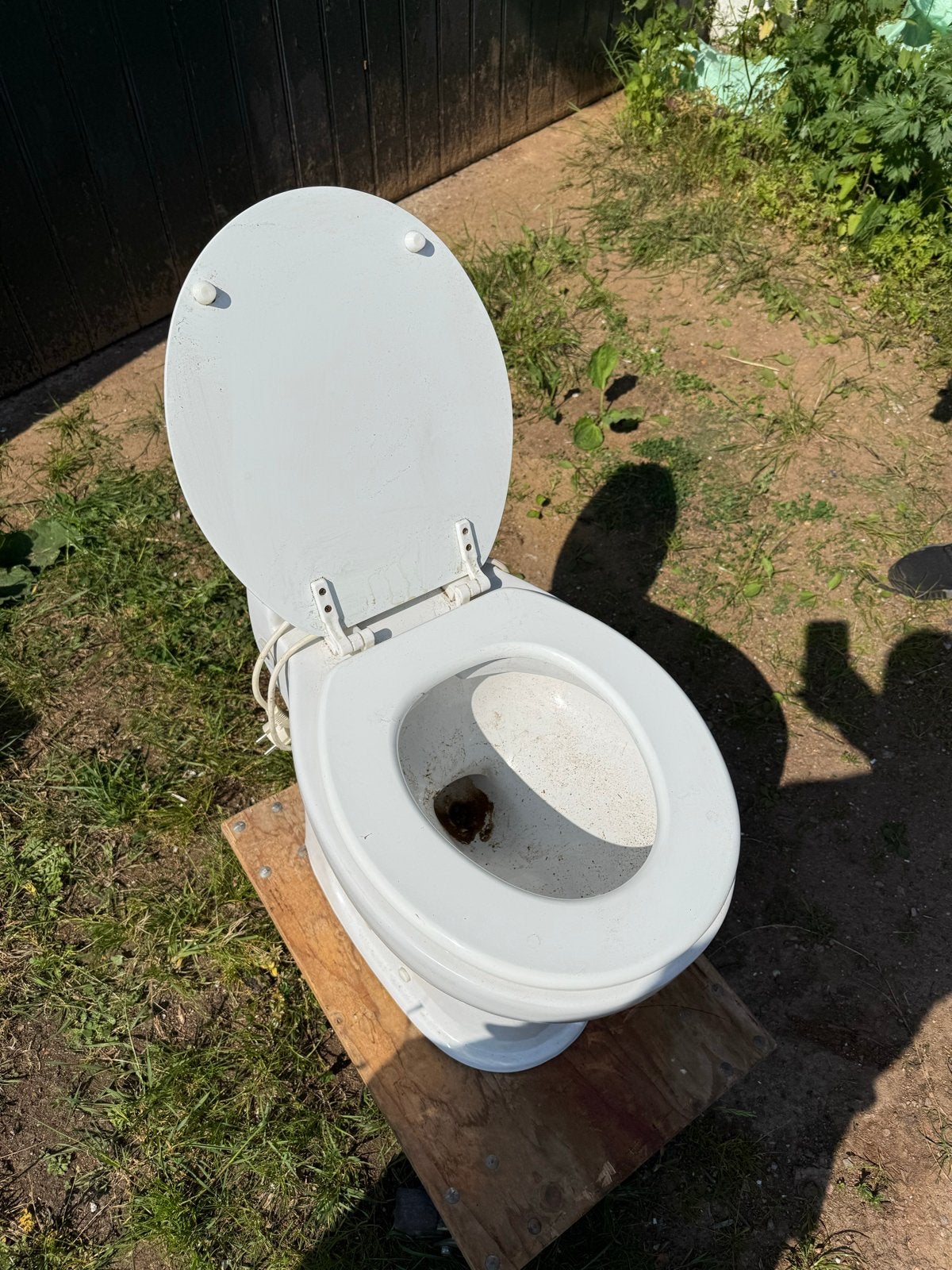 Gebruikt toilet met vermaler - Ideaal voor buiten, Ophalen, Gebruikt, Toilet