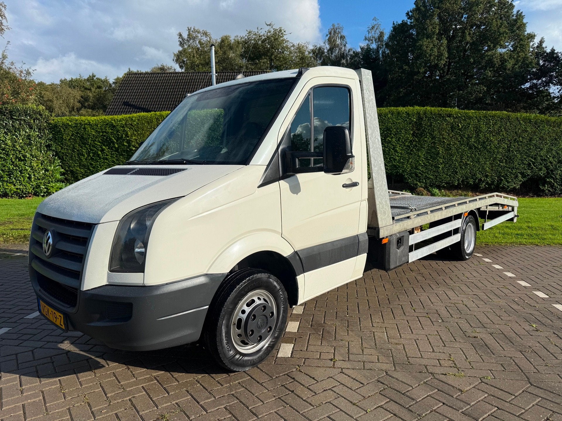 Volkswagen Crafter 35 2.5 TDI L3 oprijwagen Oprijbak oprijAu, Achterwielaandrijving, Gebruikt, Volkswagen, 163 pk