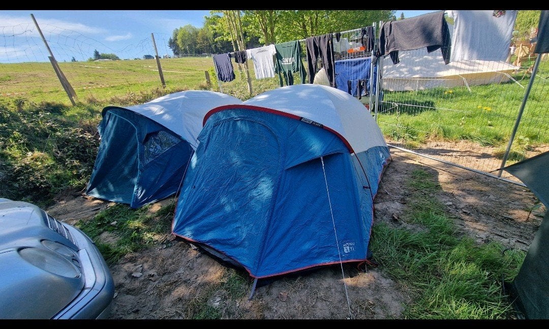 Fresh & Black 3 persoons tent., Caravans en Kamperen, Tenten, tot en met 3, Gebruikt, Ophalen of Verzenden