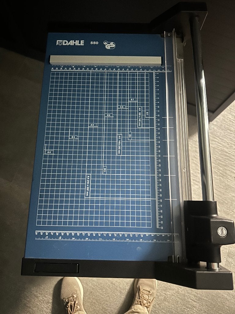 Dahle 55 papier snij apparaat, Ophalen of Verzenden, Zo goed als nieuw
