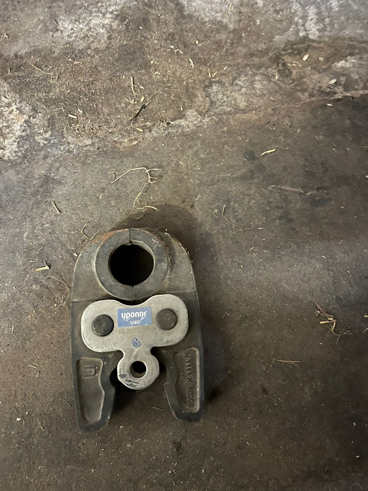 Uponor u40 persbek, Ophalen, Zo goed als nieuw, Overige merken