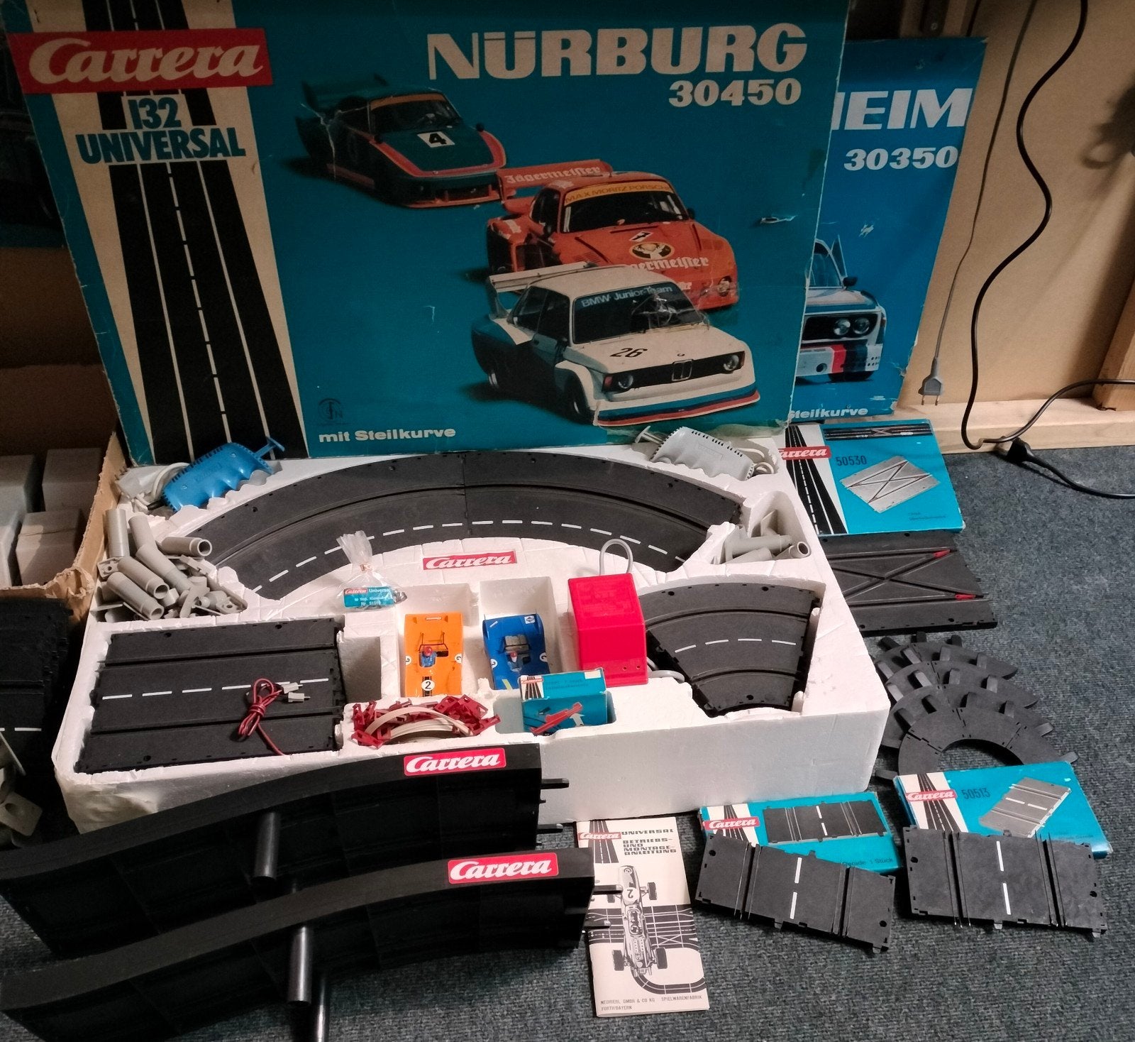 Carrera Universal complete racebaan set met veel accessoires, Ophalen of Verzenden, Elektrisch, Carrera