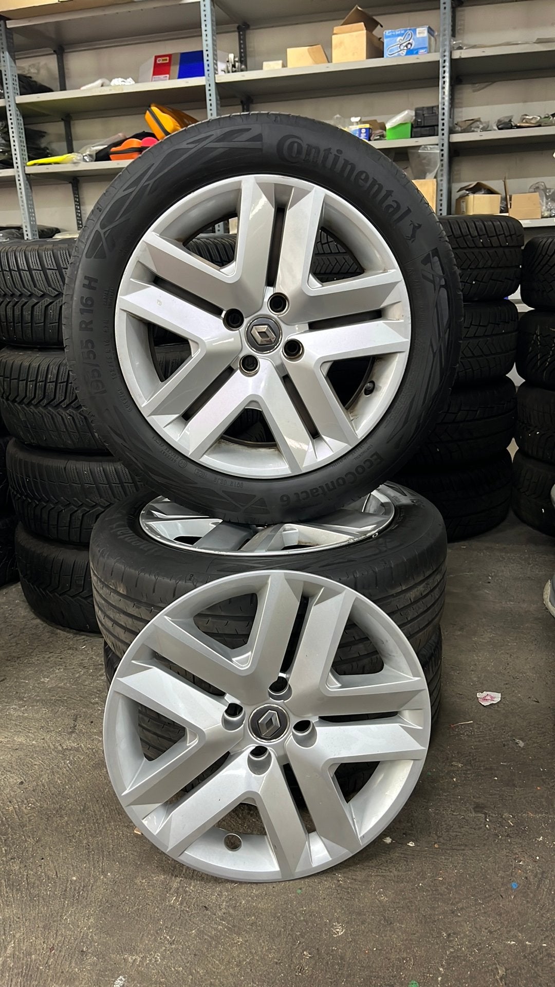 Zomerbanden reserverwiel Renault clio 195/55 R16H, Ophalen, 16 inch, Band(en), 195 mm