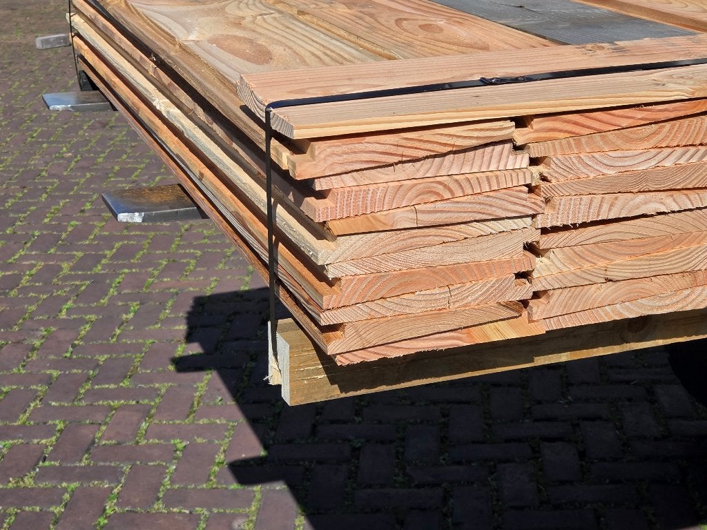 50 planken Douglas Zweeds rabat 1.50 meter lang – nr: TP160, Ophalen, Nieuw, Minder dan 180 cm, Planken