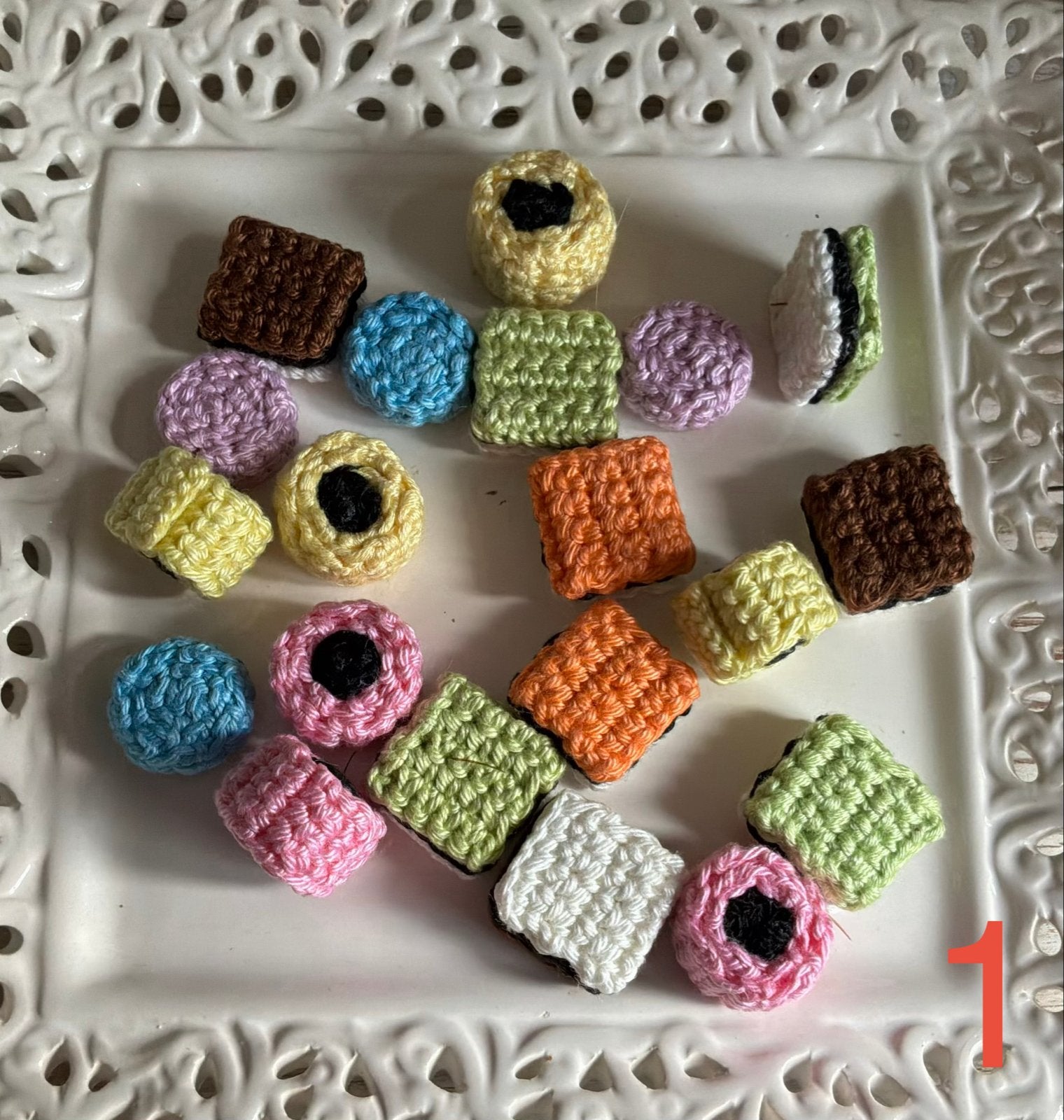 20 gehaakte Engelse dropjes - decoratie 1, Ophalen, Nieuw