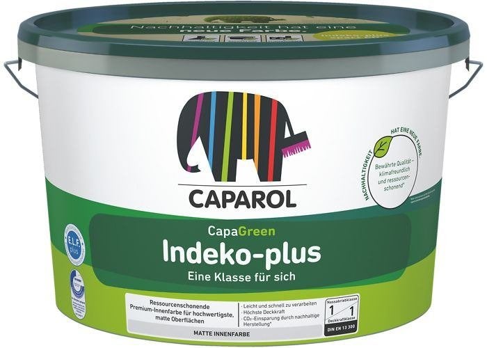 caparol indeko-plus muurverf wit/ 9010, Ophalen, Wit, Nieuw, Verf