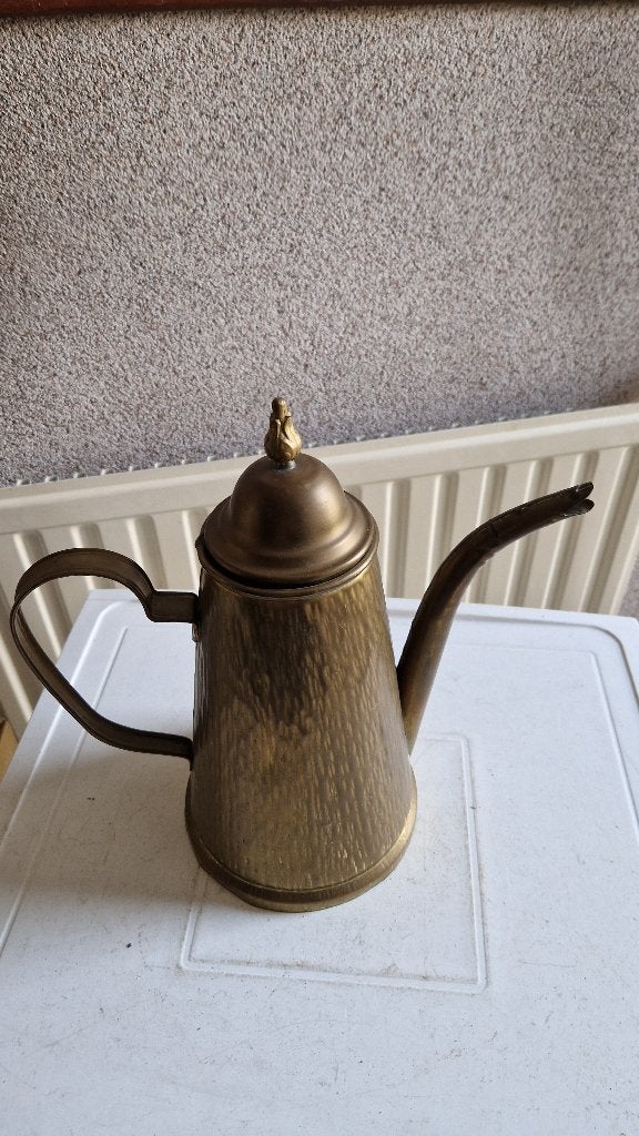 antieke koperen koffiepot, Antiek en Kunst, Antiek | Koper en Brons, Ophalen of Verzenden, Koper