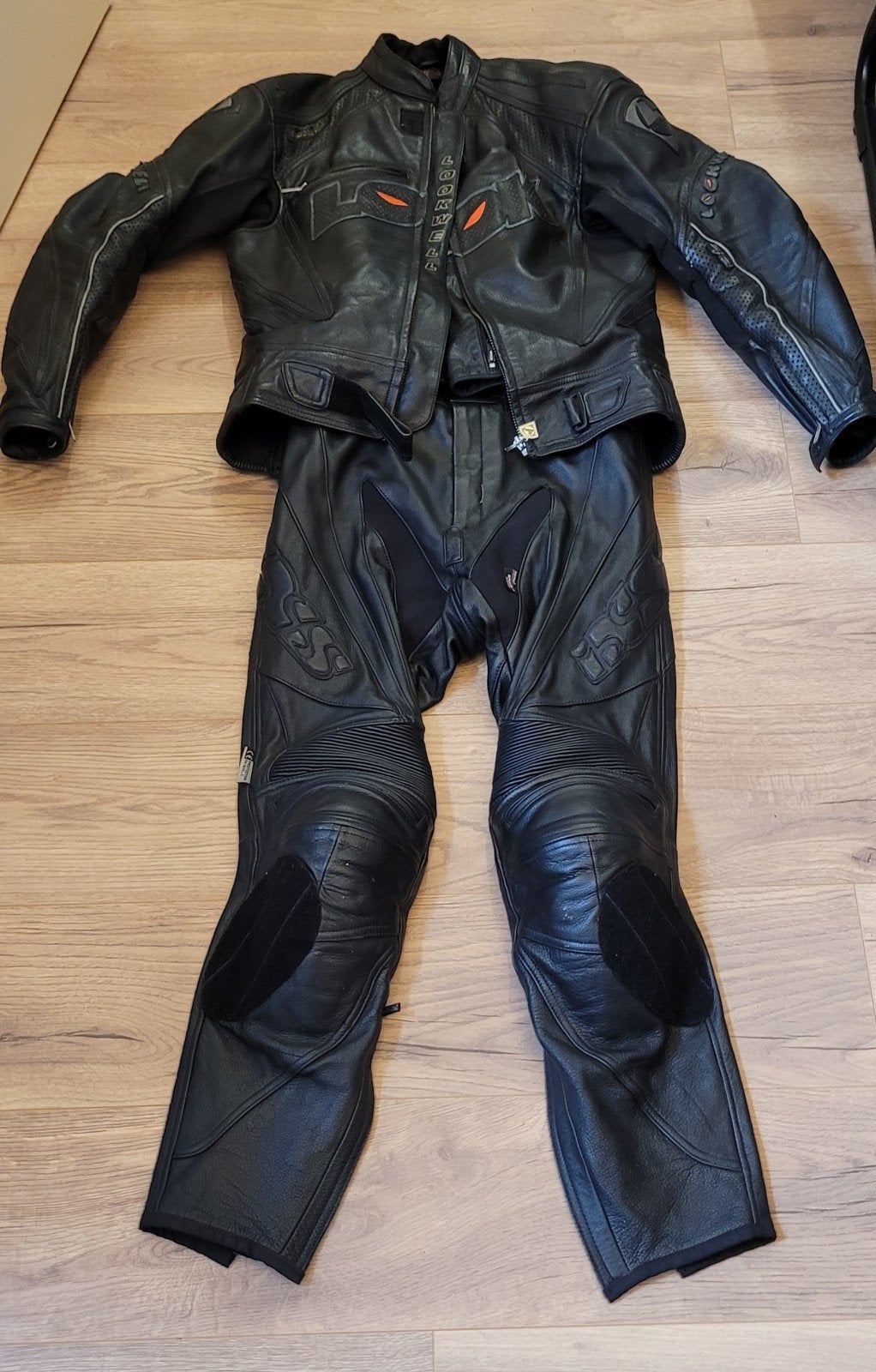 Lookwell leren motorpak - Maat S (48/38), Lookwell, Ophalen of Verzenden, Tweedehands, Heren