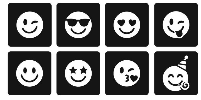 glitter tattoo sjablonen stencils smilies, Ophalen of Verzenden, Schmink, Overige