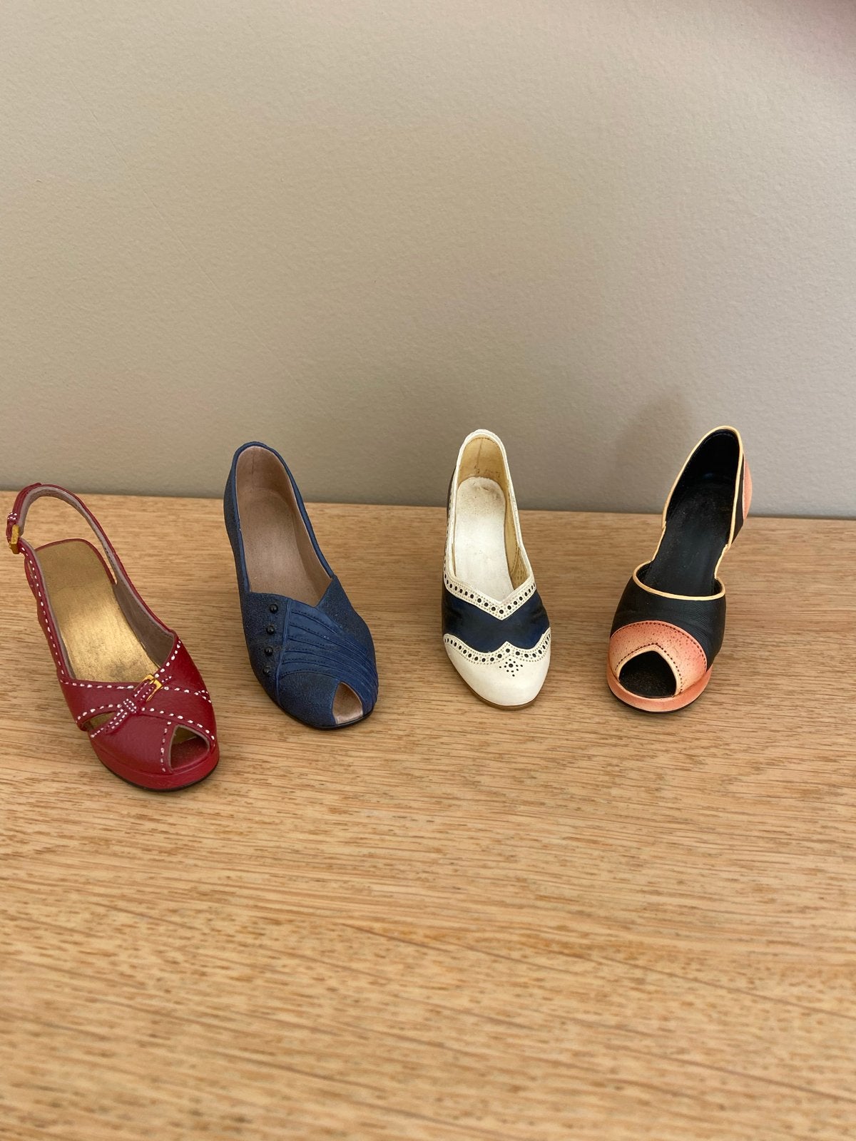 Set van 4 miniatuur schoentjes - Just the Right Shoe, Ophalen of Verzenden