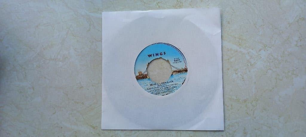 WINGS   /  with a little luck   1978, Ophalen of Verzenden, Gebruikt, Pop
