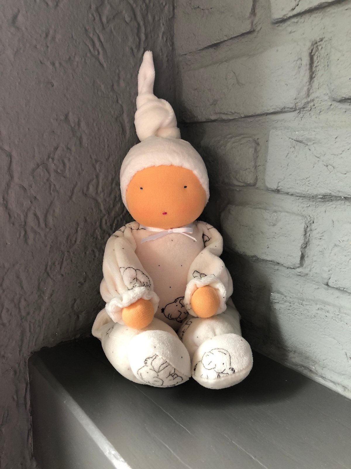 Zonnekind Knuffelpop 3ol  / 30cm / Antroposofische pop, Verzenden, Nieuw, Overige typen